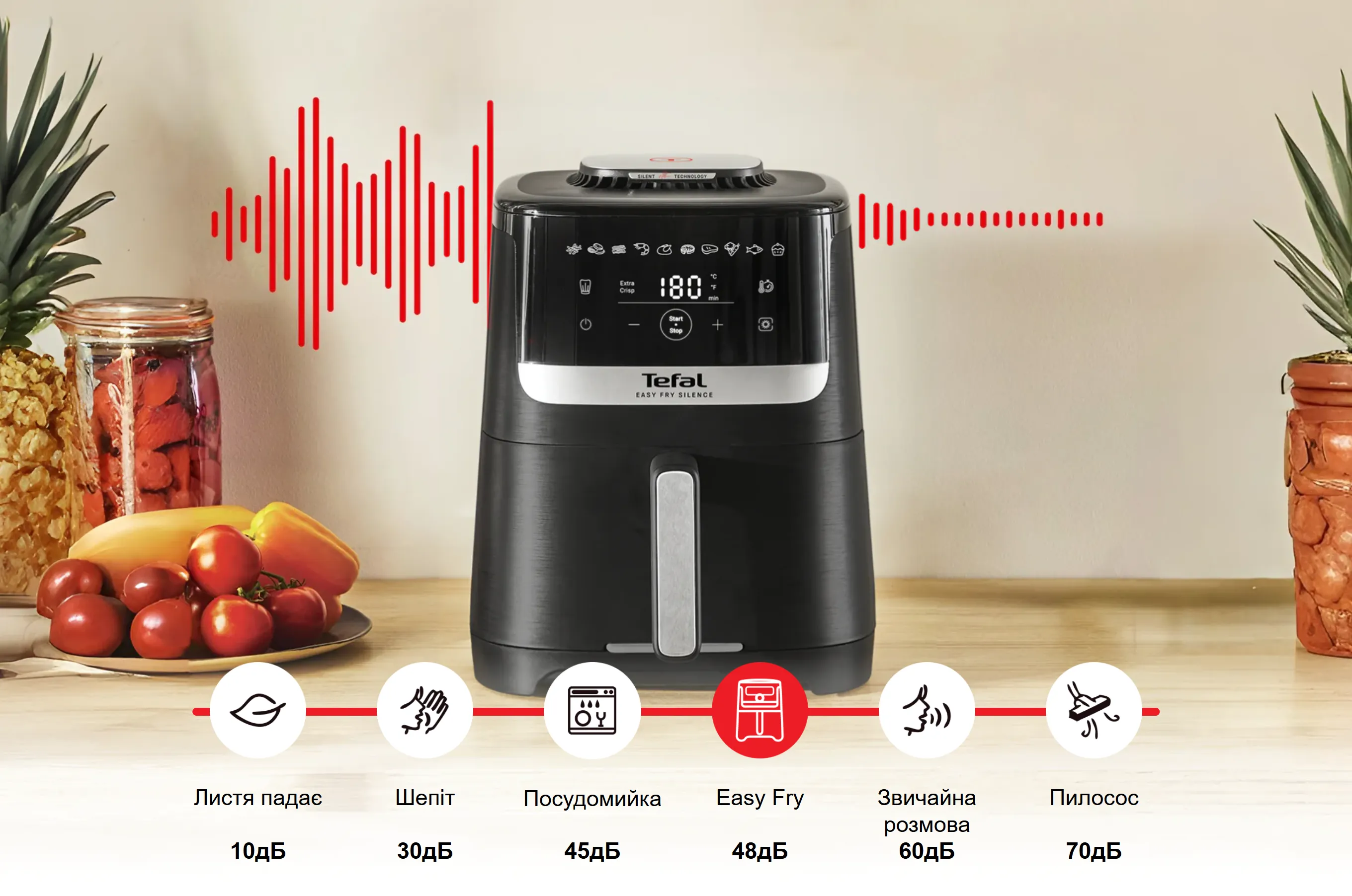 Фото 2 Tefal Easy Fry Silence EY5528E0
