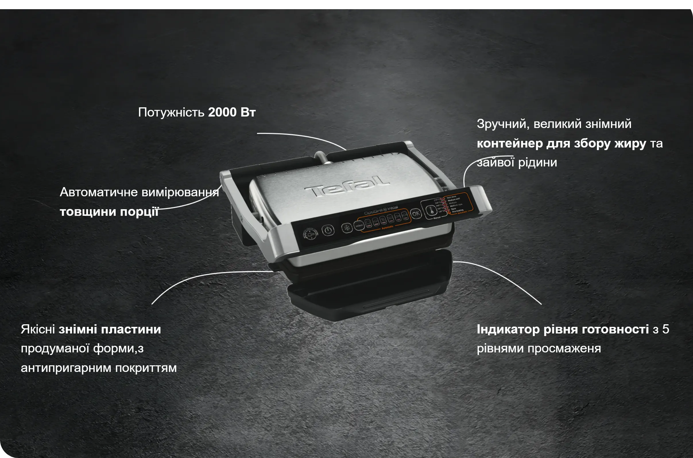 Фото 6 Tefal OptiGrill+ GC706D34