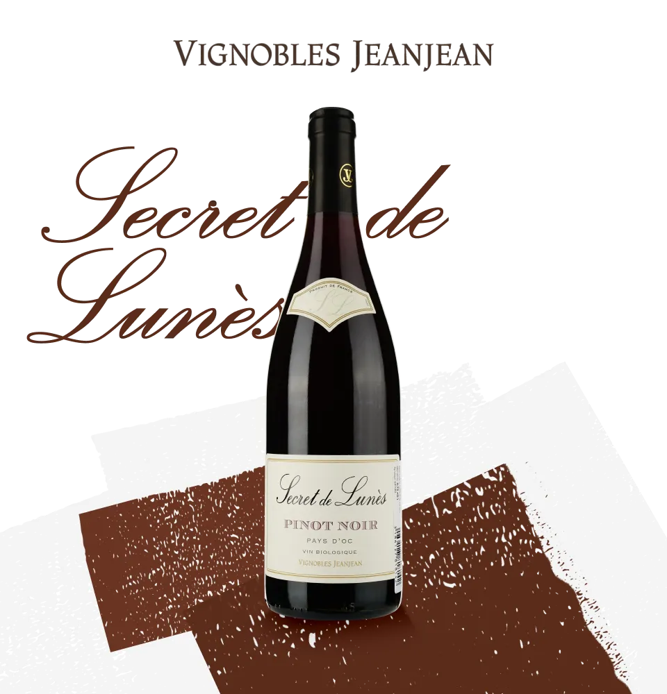 Фото 1 Vignobles Jeanjean Vin De Pays D'oc Secret de Lunes Pinot Noir Bio