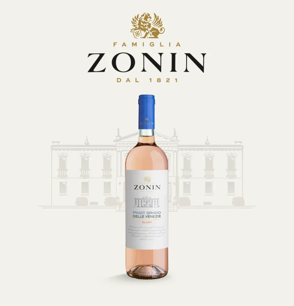 Фото 1 Zonin Pinot Grigio Blush