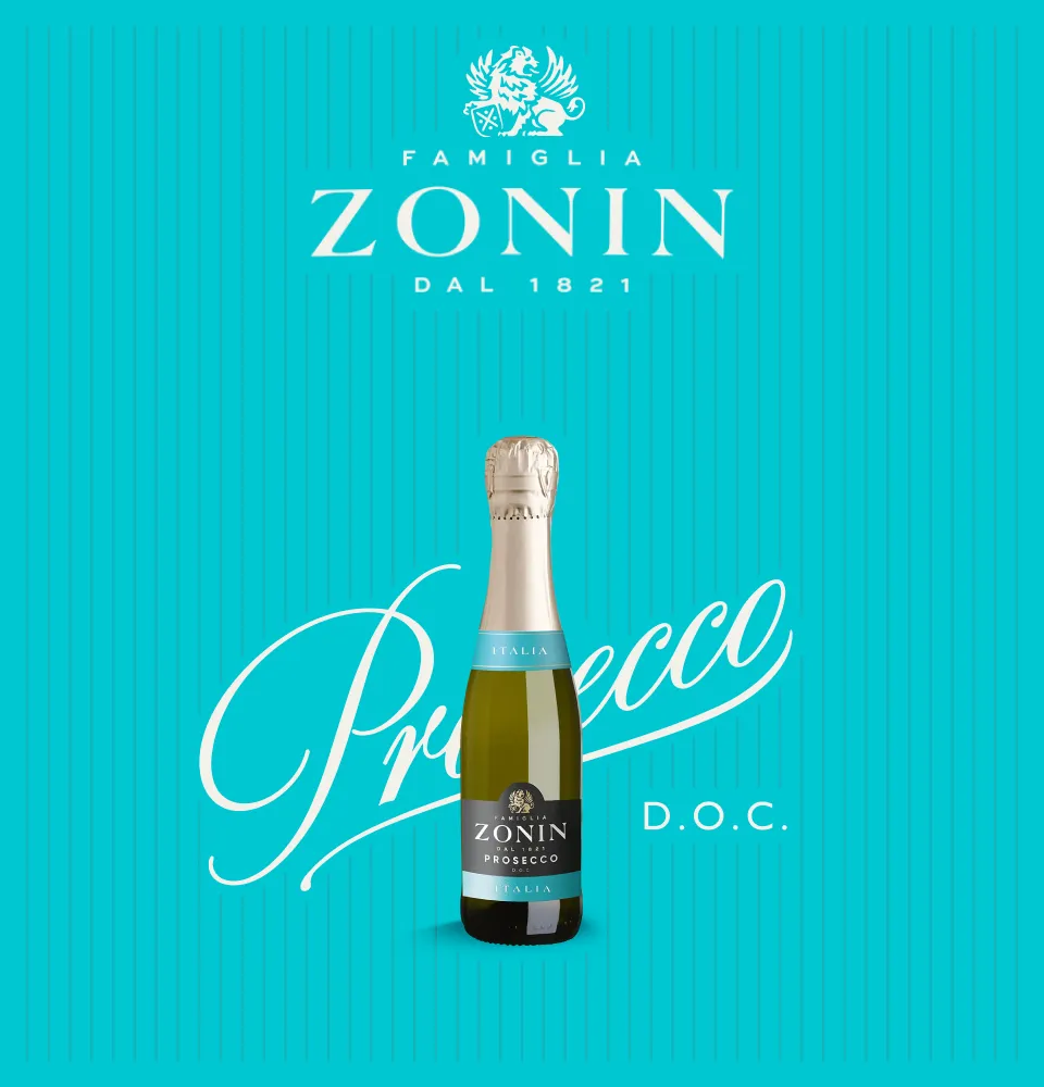 Фото 1 Zonin Prosecco Spumante Brut Cuvee 1821