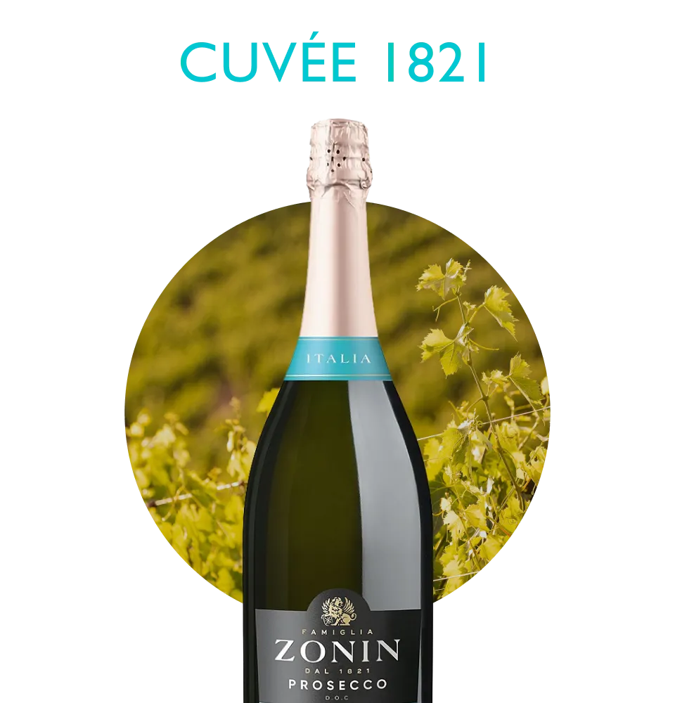 Фото 2 Zonin Prosecco Spumante Brut Cuvee 1821