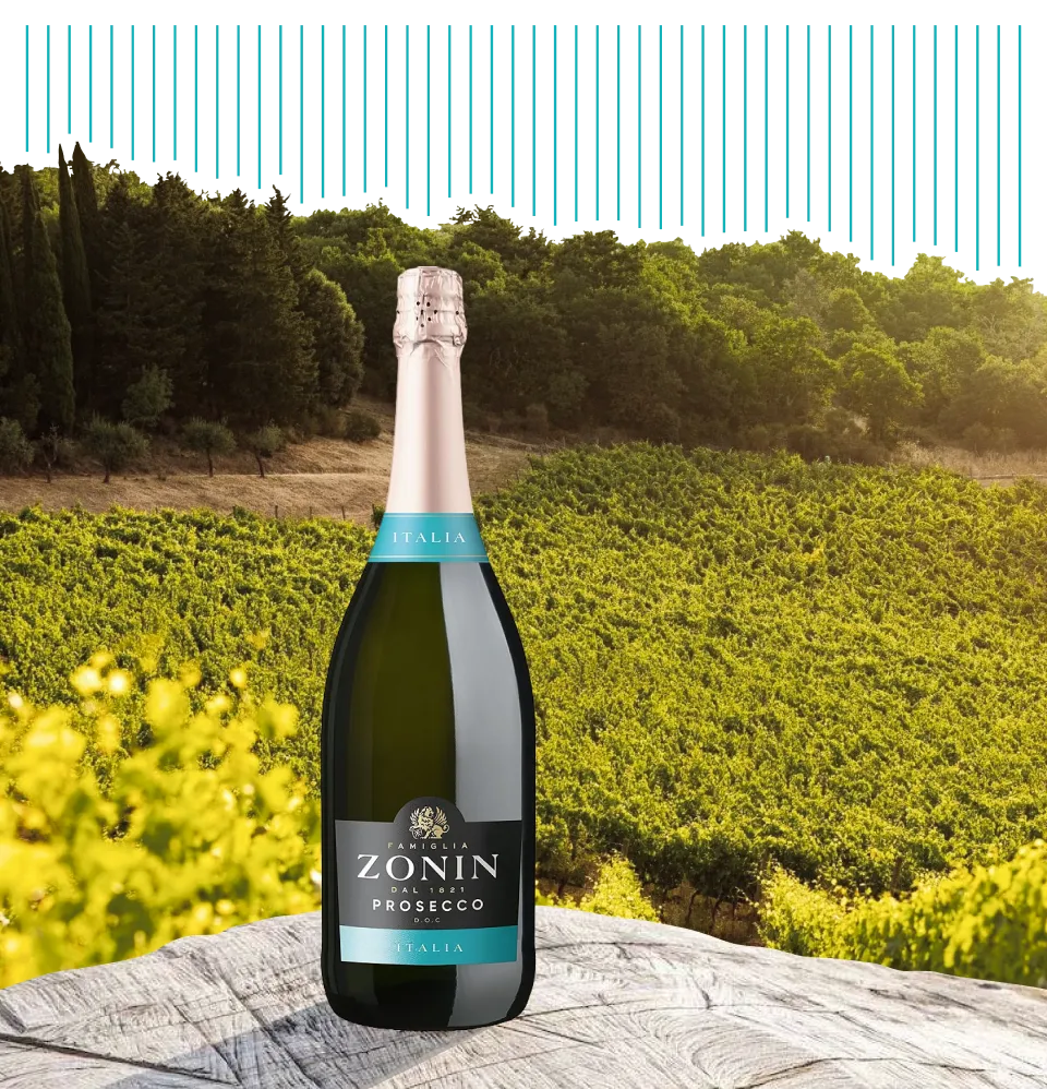 Фото 5 Zonin Prosecco Spumante Brut Cuvee 1821