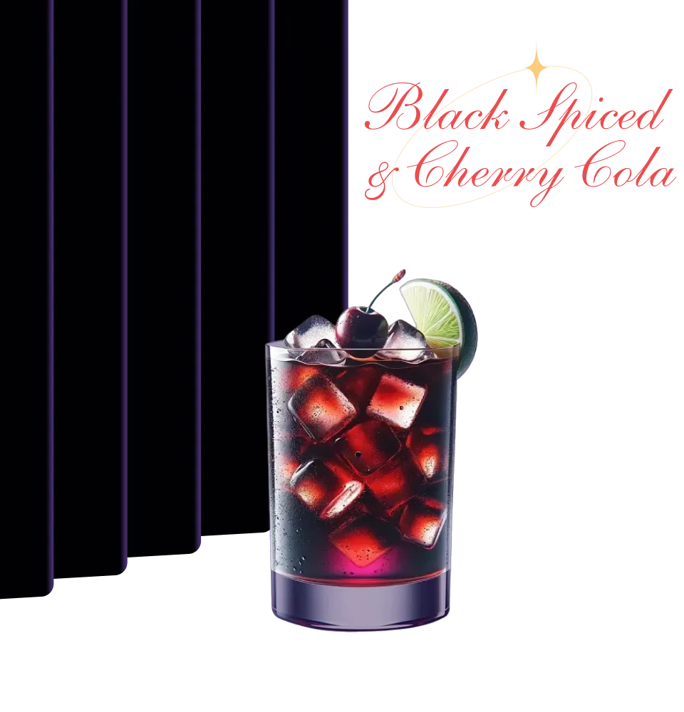 Фото 1 Коктейль Black Spiced & Cherry Cola