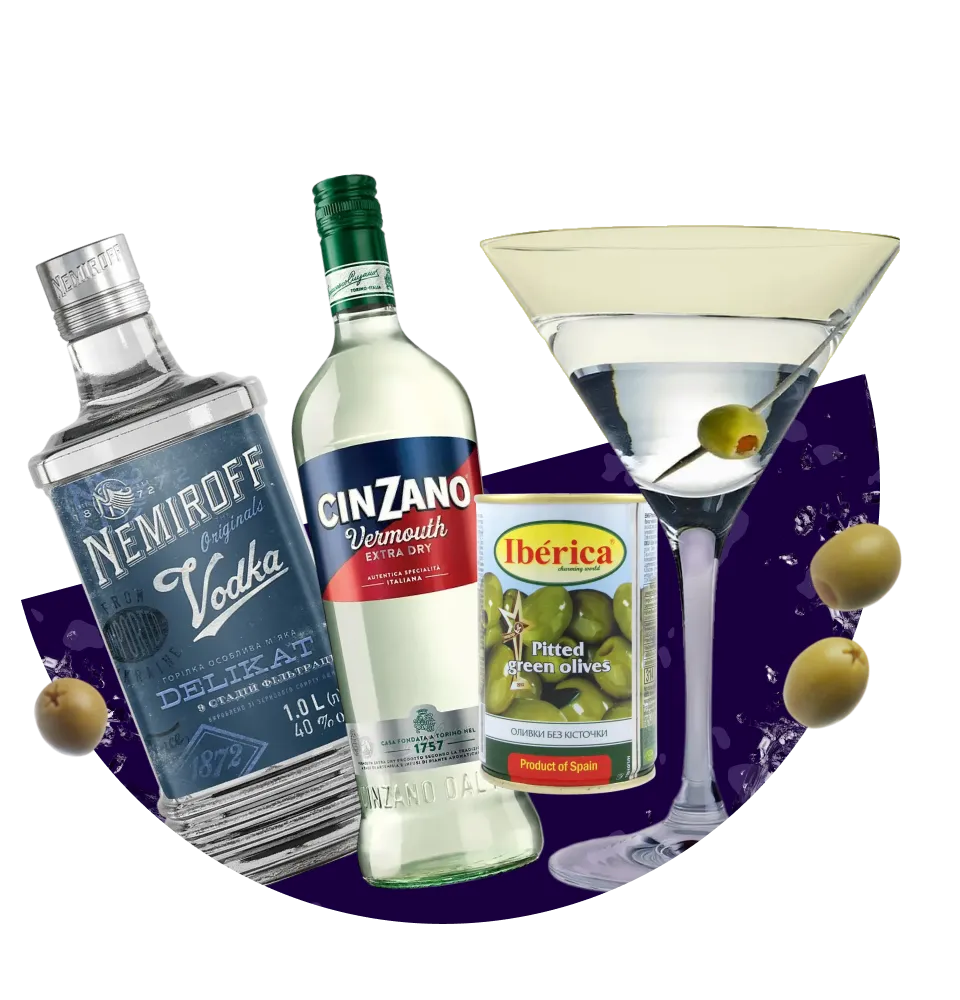 Фото 4 Коктейль Dirty Martini Vodka