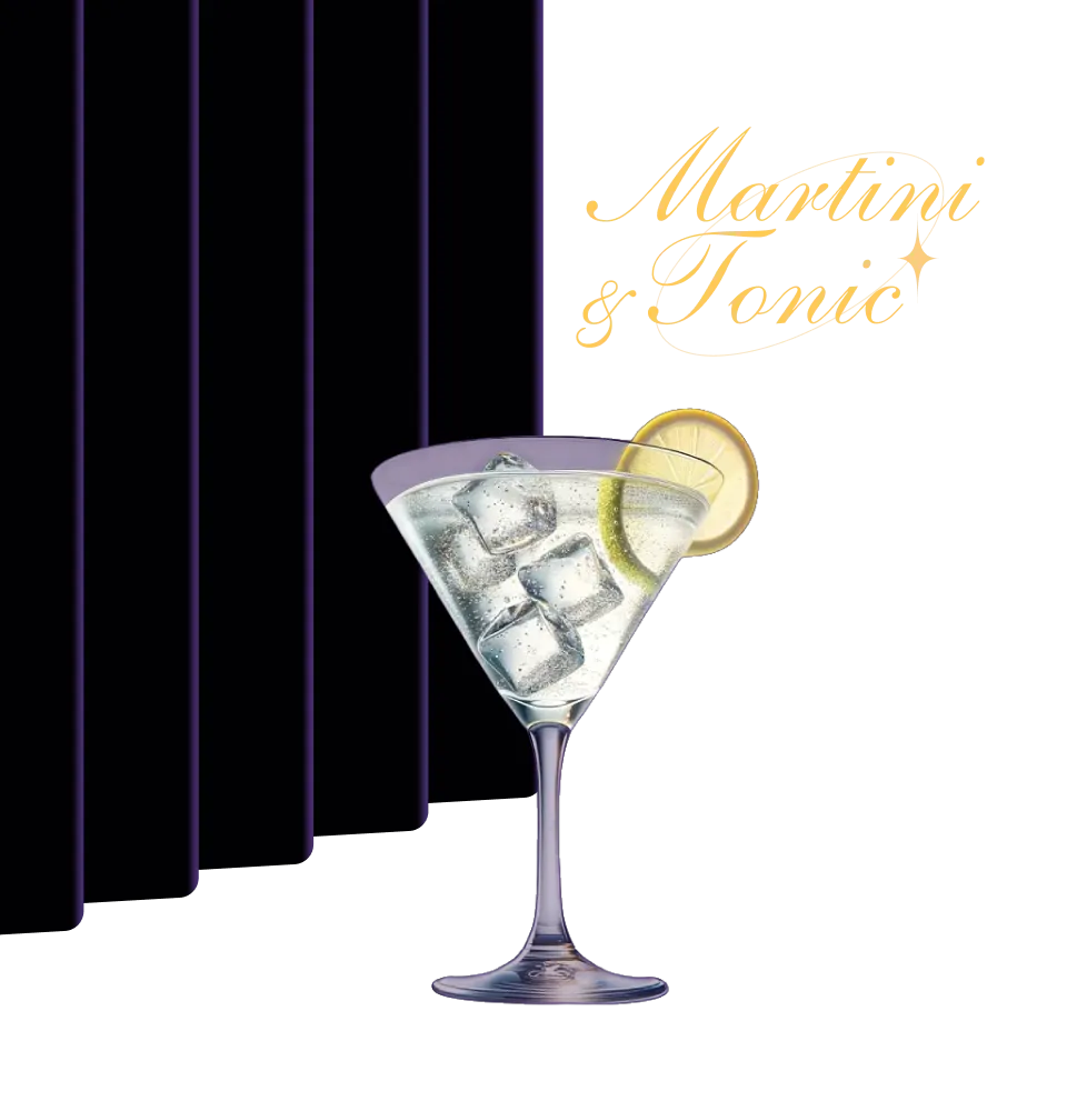 Фото 1 Коктейль Martini & Tonic