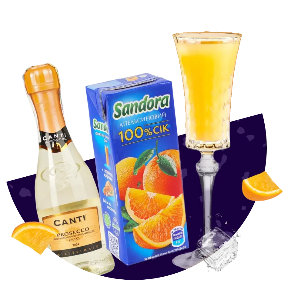 Фото 4 Коктейль Mimosa Canti Prosecco