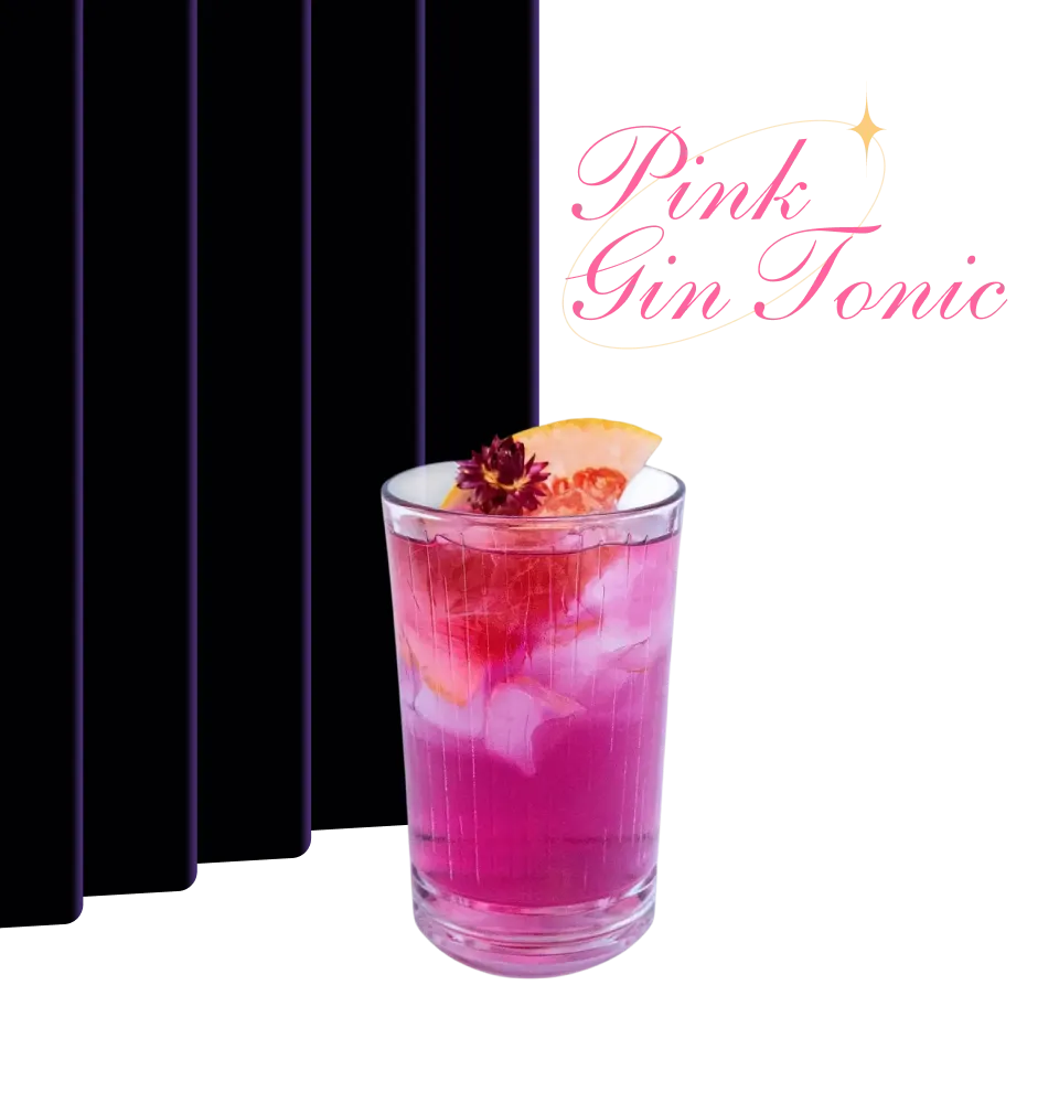 Фото 1 Коктейль Pink Gin Tonic