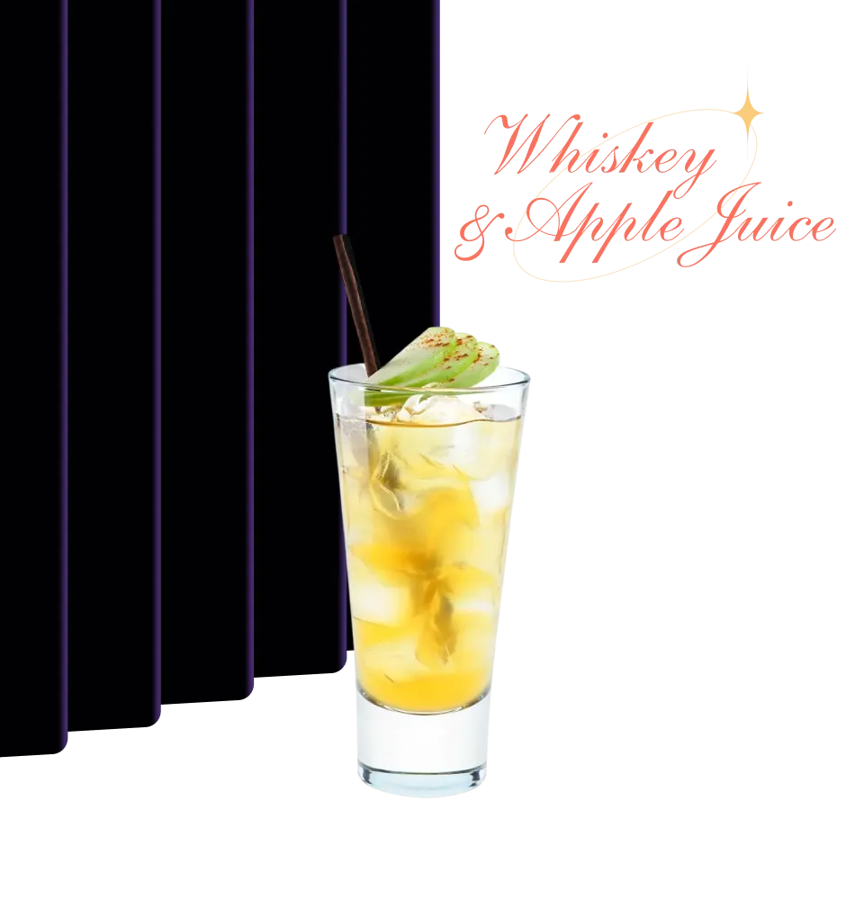Фото 1 Коктейль Whiskey and Apple Juice