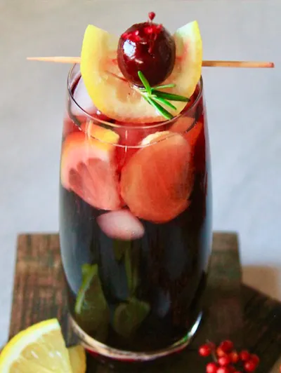 Merlot Wine Cocktail