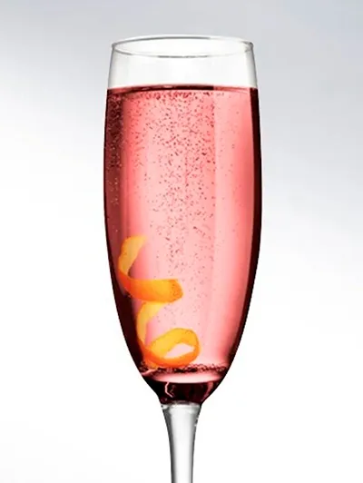 Lillet Rosé Flambe