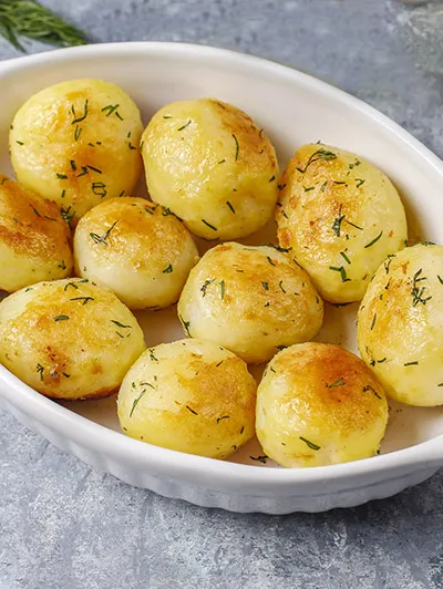 Варено-жареная молодая картошка со специями